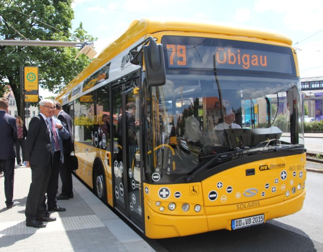 Elektryczny autobus Solaris Urbino 12 electric wyjechał na ulice Drezna