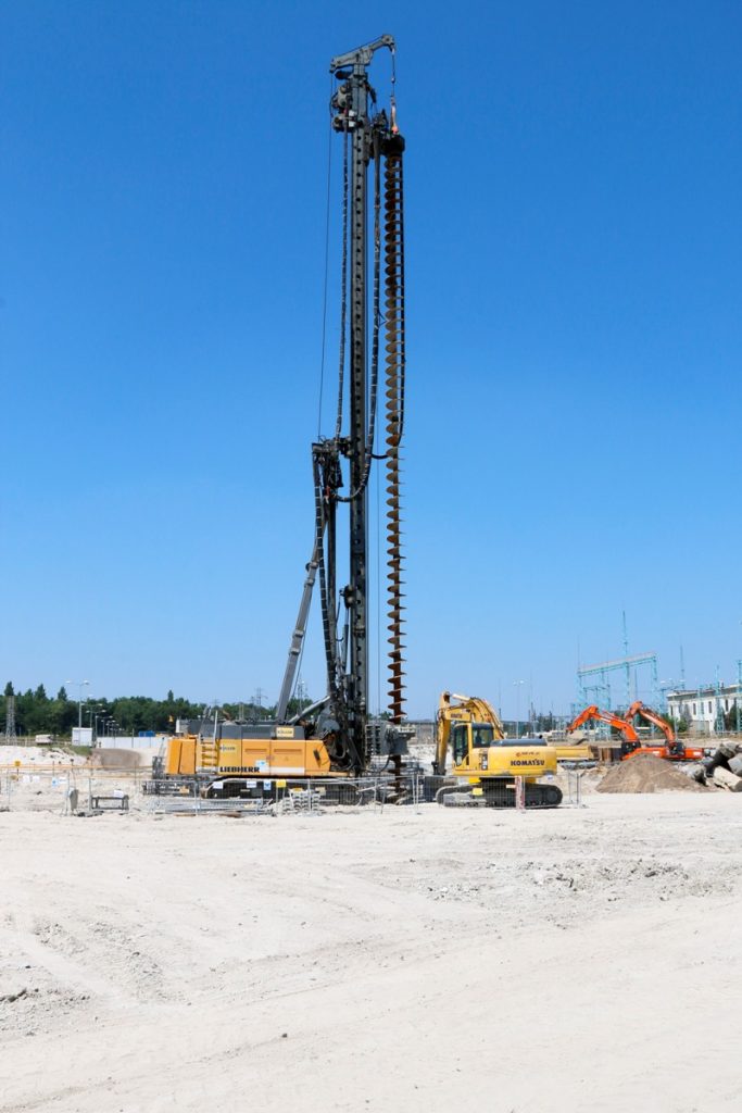 Palowanie pod płytę fundamentową kotłowni