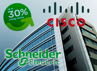 Architektura Schneider Electric EcoStruxure zintegrowana z Cisco EnergyWise