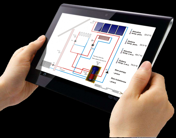 System zdalnego monitoringu i sterowania układem grzewczym ECOTOUCH