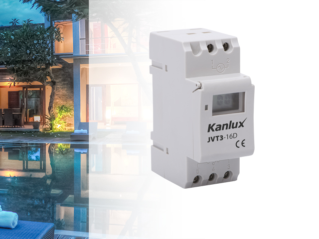 Dobowy zegar sterujący z funkcją astronomiczną JVT3-16AS