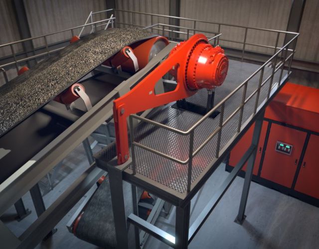 Rozwiązania pod klucz do napędu przenośników taśmowych