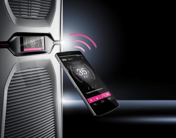 Interfejs NFC pozwala na łatwą konfigurację wielu klimatyzatorów za pomocą urządzeń mobilnych