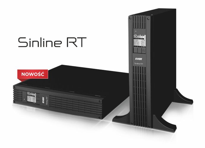 Nowa seria zasilaczy UPS EVER Sinline RT