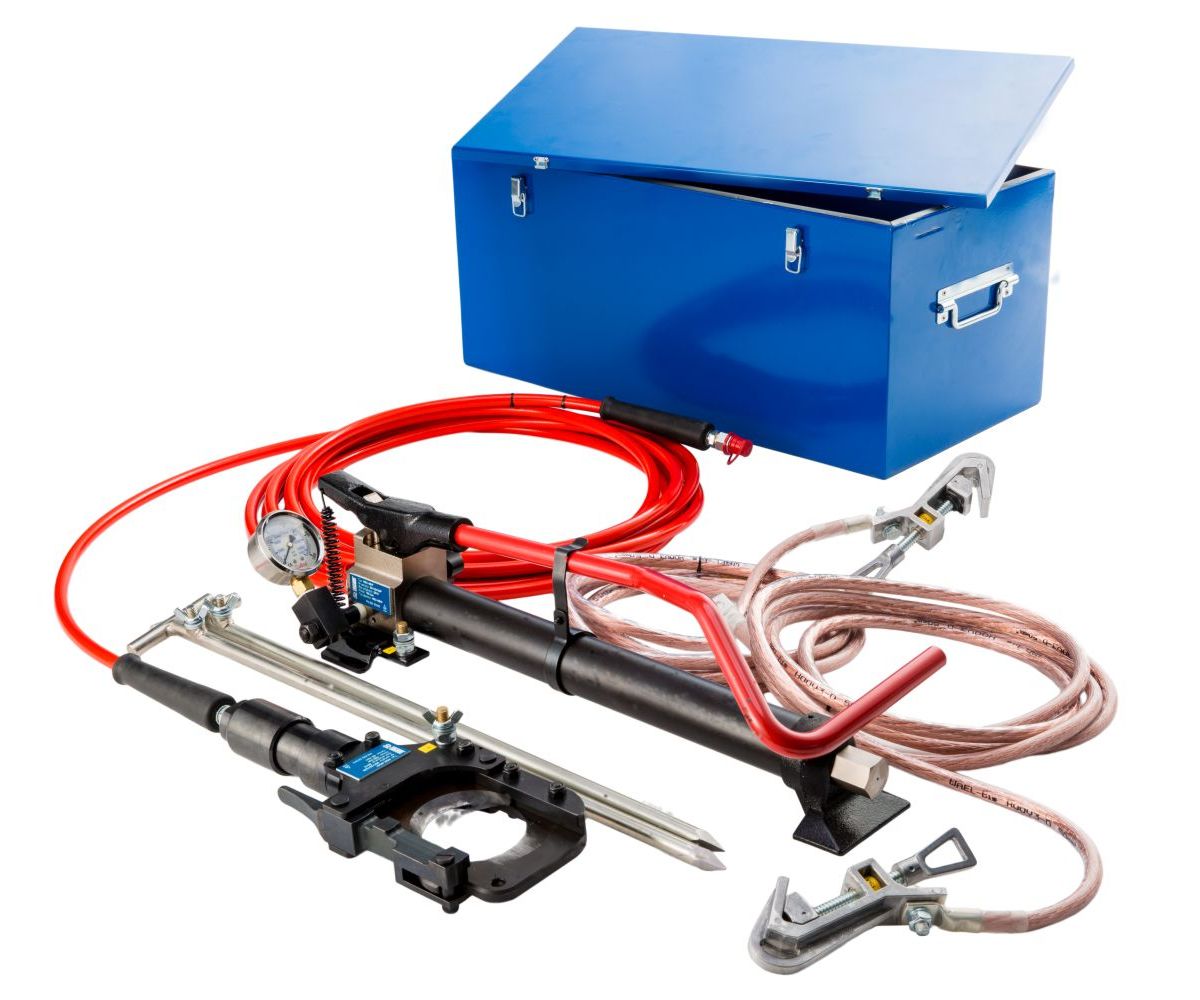 Zestaw HSC 85-36kV firmy Ergom do bezpiecznego cięcia kabli