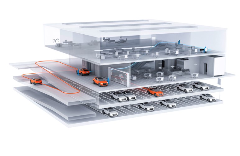 Miejskie innowacje - współpraca z sygnalizacją świetlną oraz system autonomicznego parkowania