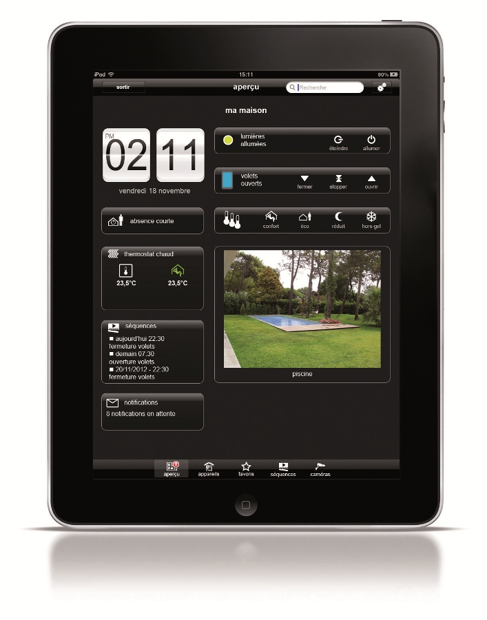 Panel sterujący Domovea, fot. Hager