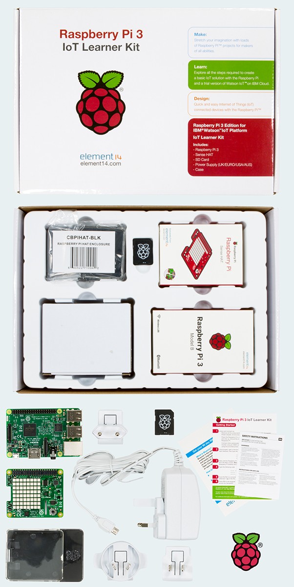Zestaw do nauki projektowania układów IoT na bazie Raspberry Pi
