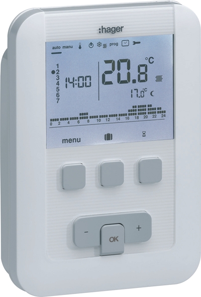 Termostat ze sterowaniem czasowym