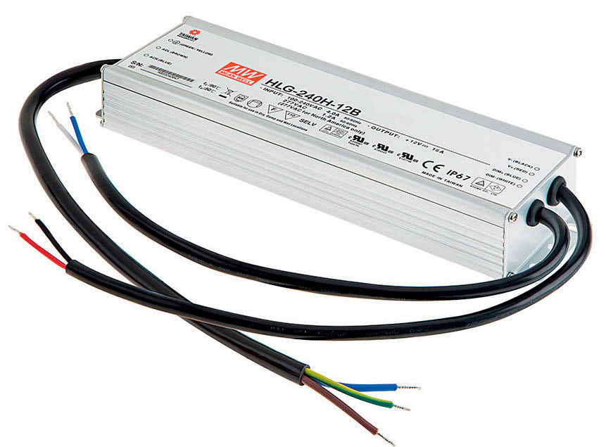 Zasilacze Mean Well z regulacją jasności