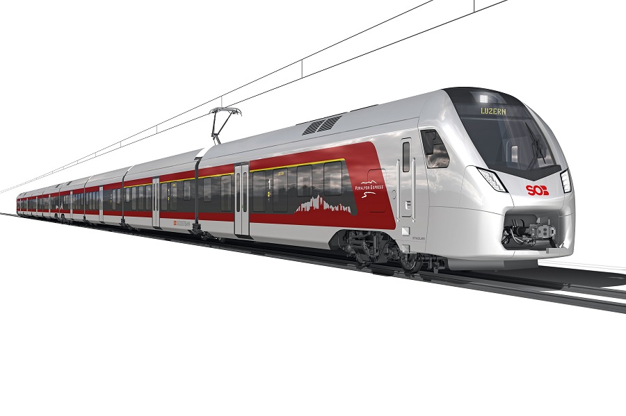 Technologia trakcyjna ABB już jest z powodzeniem stosowana w istniejących pociągach SOB wyprodukowanych przez Stadlera