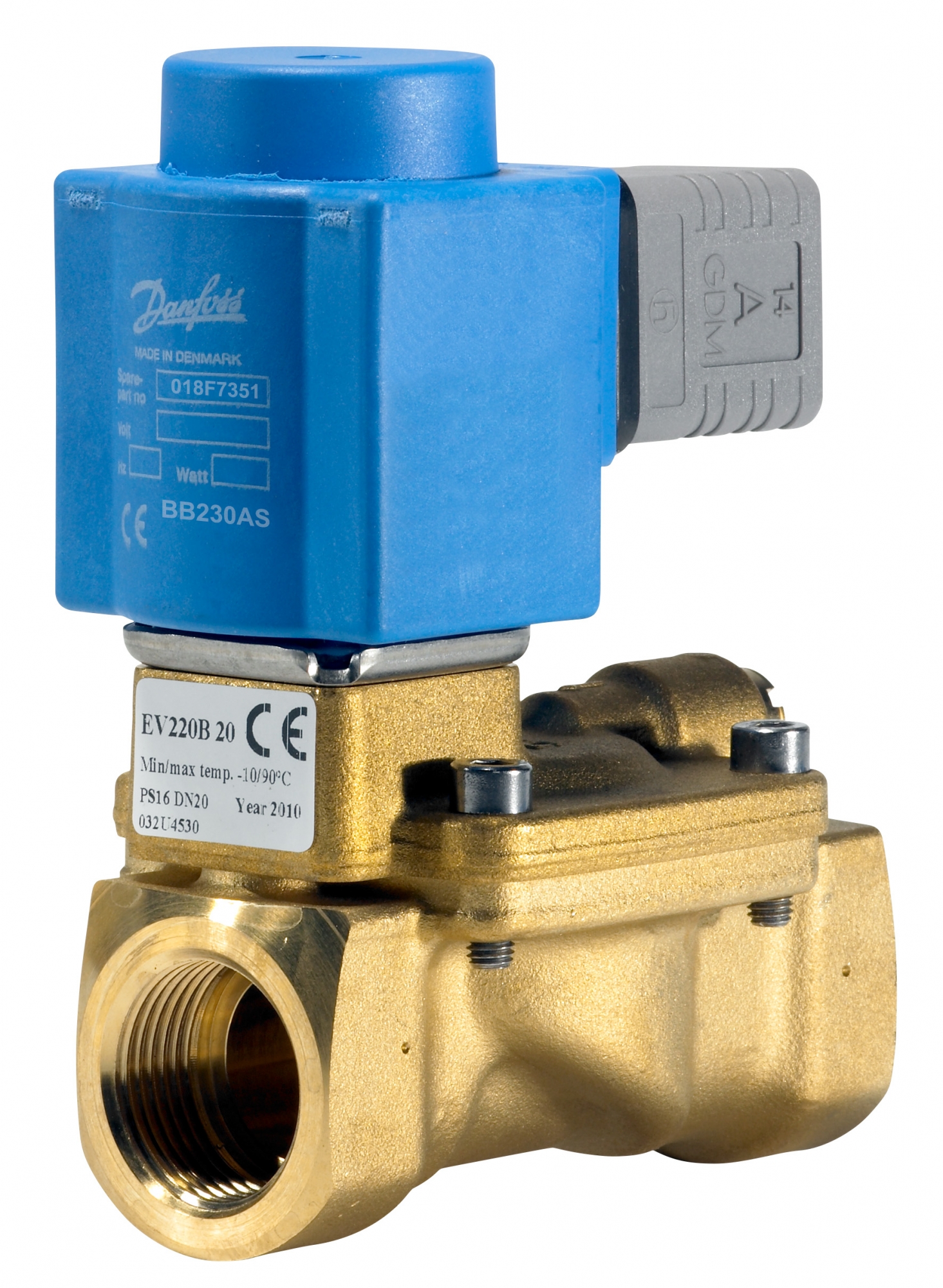 Elektrozawory Danfoss w programie Sankom