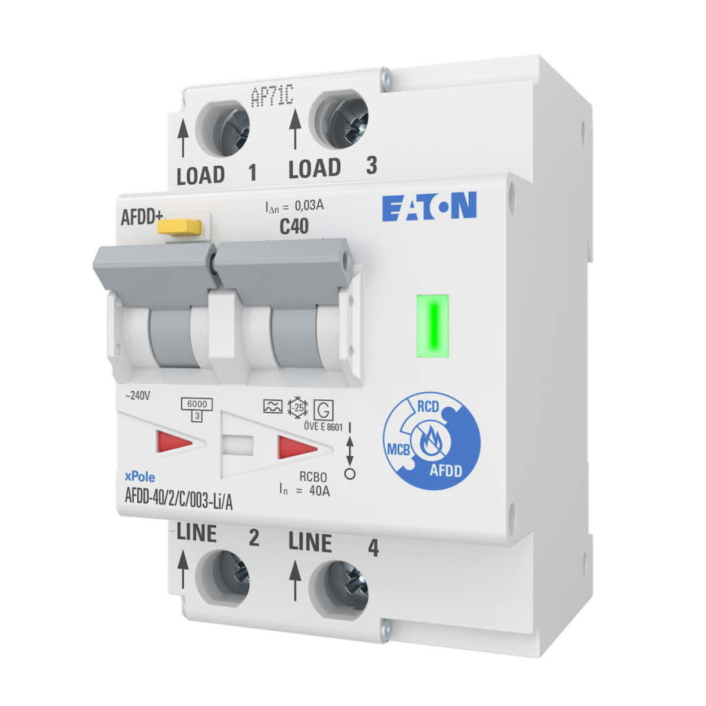 Przełącznik ochrony przeciwpożarowej Eaton RFS AFDD+