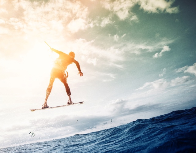 Mistrzowskie zmagania z falami w świetle LED