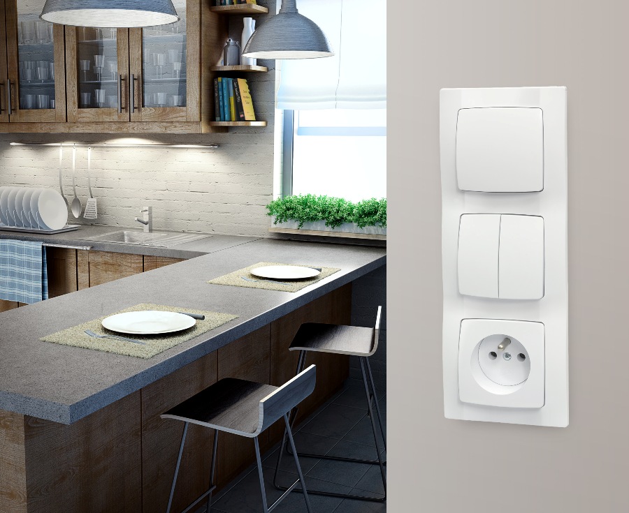 Modułowy osprzęt elektryczny w nowoczesnych wnętrzach