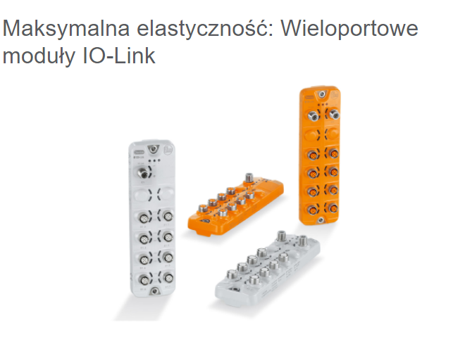 wieloportowe moduły IO-Link