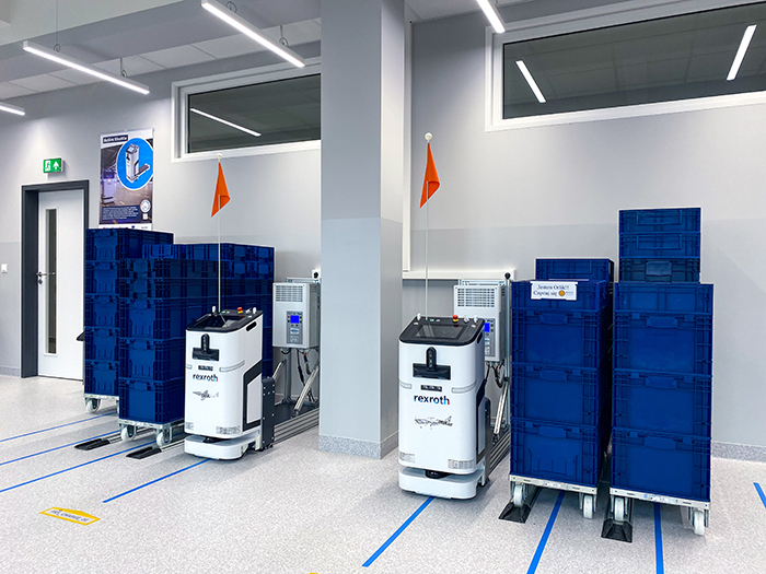 Branżowe Centrum Umiejętności – pracownia intralogistyki, Active Shuttle (Fot. Bosch Rexroth Sp. z o.o.)