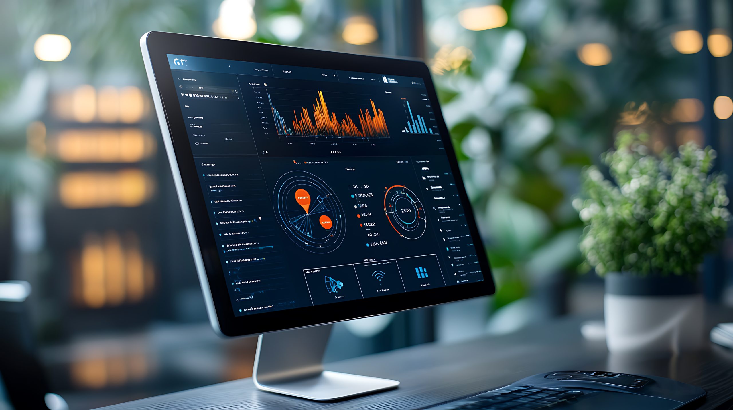 Ilustracja 1. Zaawansowane systemy monitorujące oparte na IoT dają wgląd w pracę sieci elektroenergetycznej w czasie rzeczywistym, co pozwala zwiększyć jej efektywność, niezawodność i bezpieczeństwo w coraz bardziej złożonym ekosystemie energetyki (źródło: well/stock.adobe.com; wygenerowano za pomocą SI)