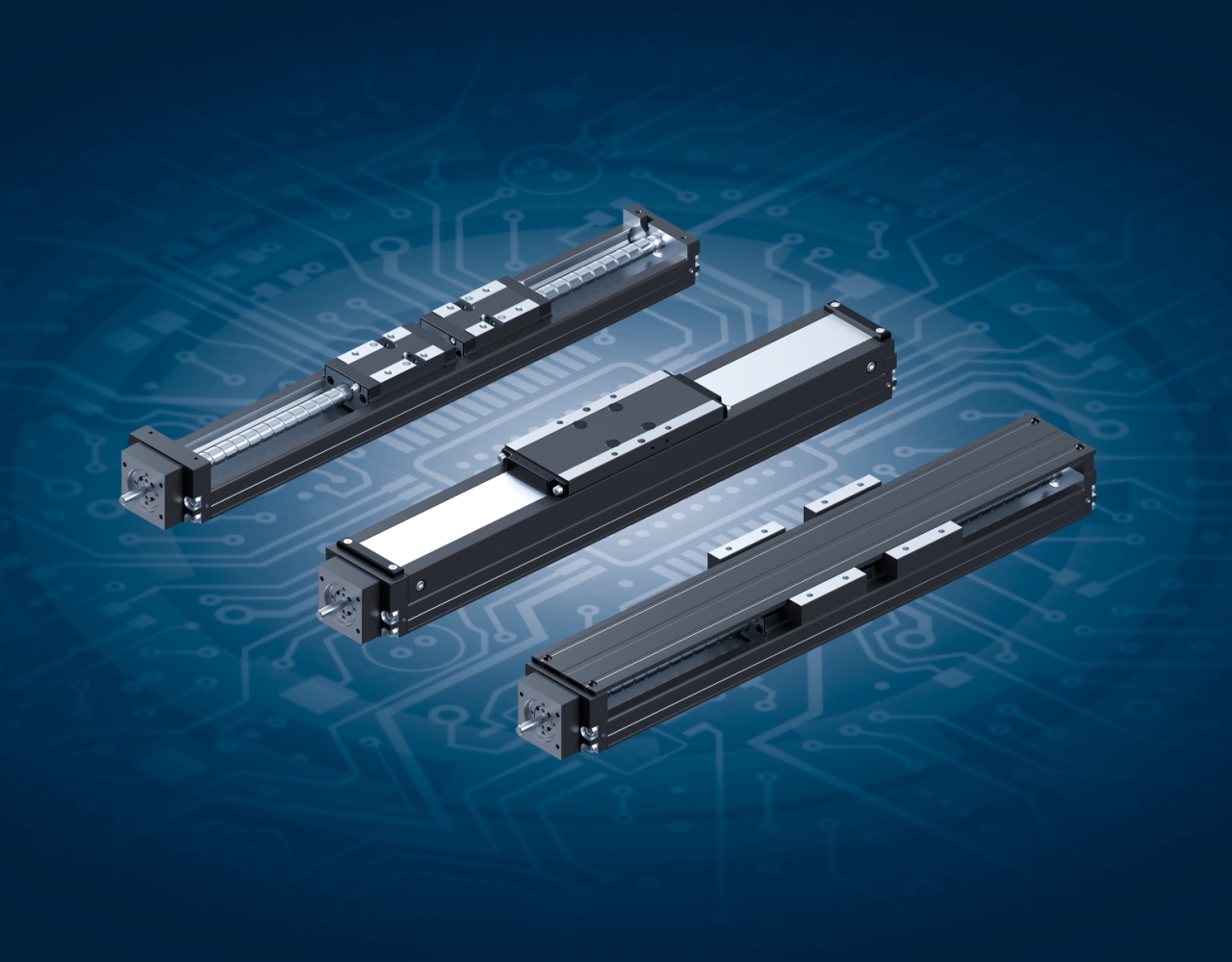 Moduły precyzyjne PSK nowej generacji firmy Bosch Rexroth łączą szybkość i dynamikę z dużą precyzją. Sprawdzają się doskonale w branży elektronicznej i produkcji półprzewodników. (Źródło ilustracji: Bosch Rexroth AG)
