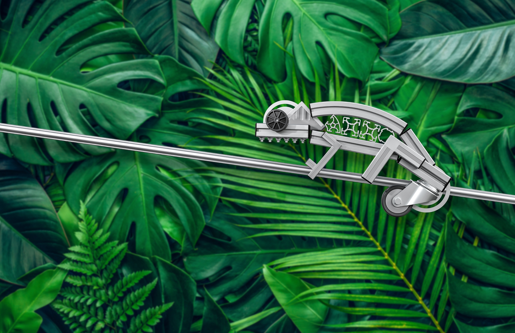 Dostosowujące się jak kameleon do otoczenia profile aluminiowe firmy Bosch Rexroth (Źródło ilustracji: Bosch Rexroth AG)