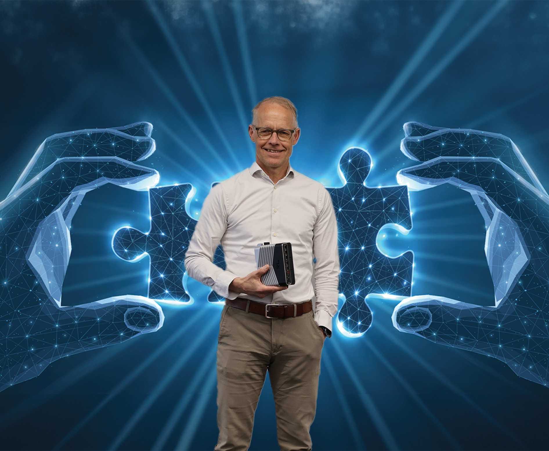 Staffan Dahlström, dyrektor generalny HMS Networks w biurze Red Lion (York, stan Pensylwania).