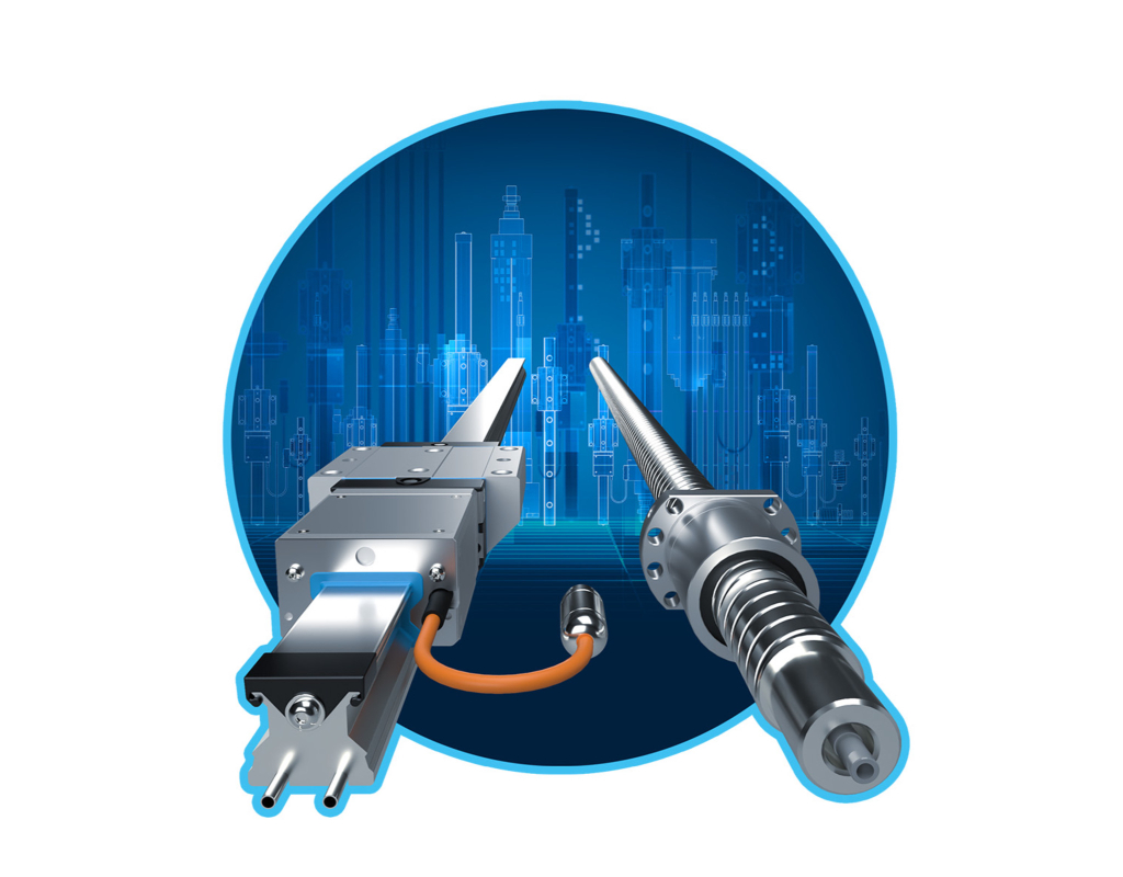 Dzięki zintegrowanej regulacji temperatury prowadnice szynowe profilowe, napędy śrubowe i zintegrowany system pomiarowy IMS firmy Bosch Rexroth działają z jeszcze większą precyzją i wydajnością. (Źródło ilustracji: Bosch Rexroth AG)