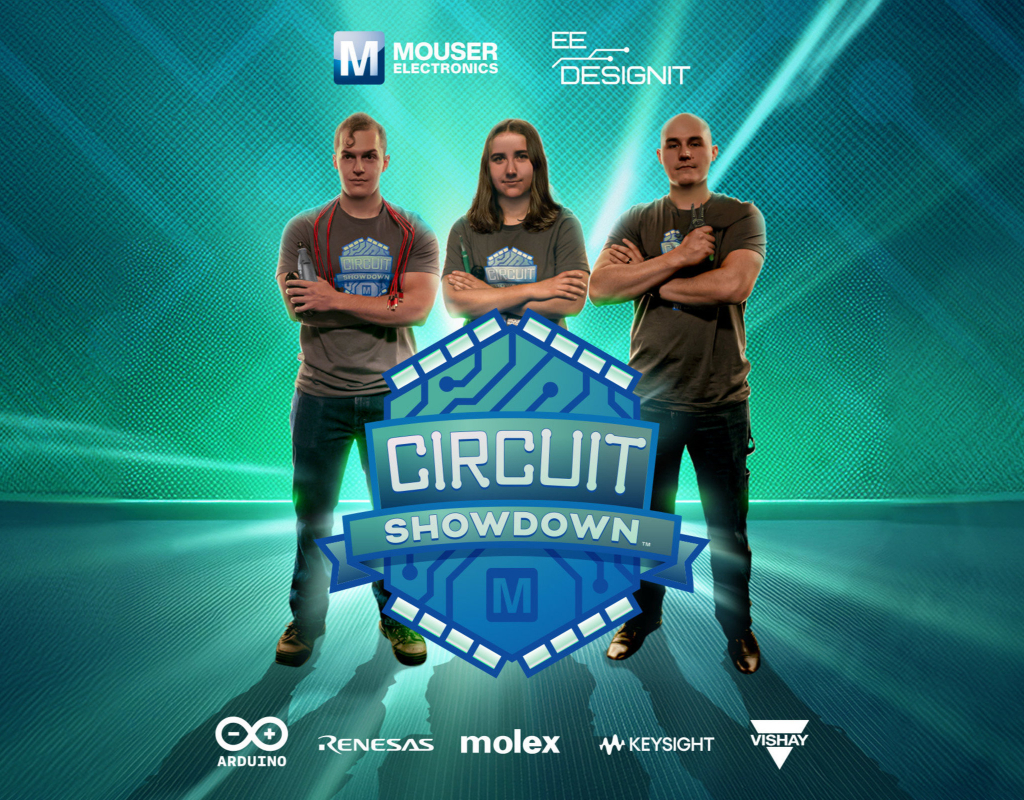 Mouser Electronics przedstawia nowy, dynamiczny konkurs Circuit Showdown, w którym studenci inżynierii zmierzą się w projektowaniu