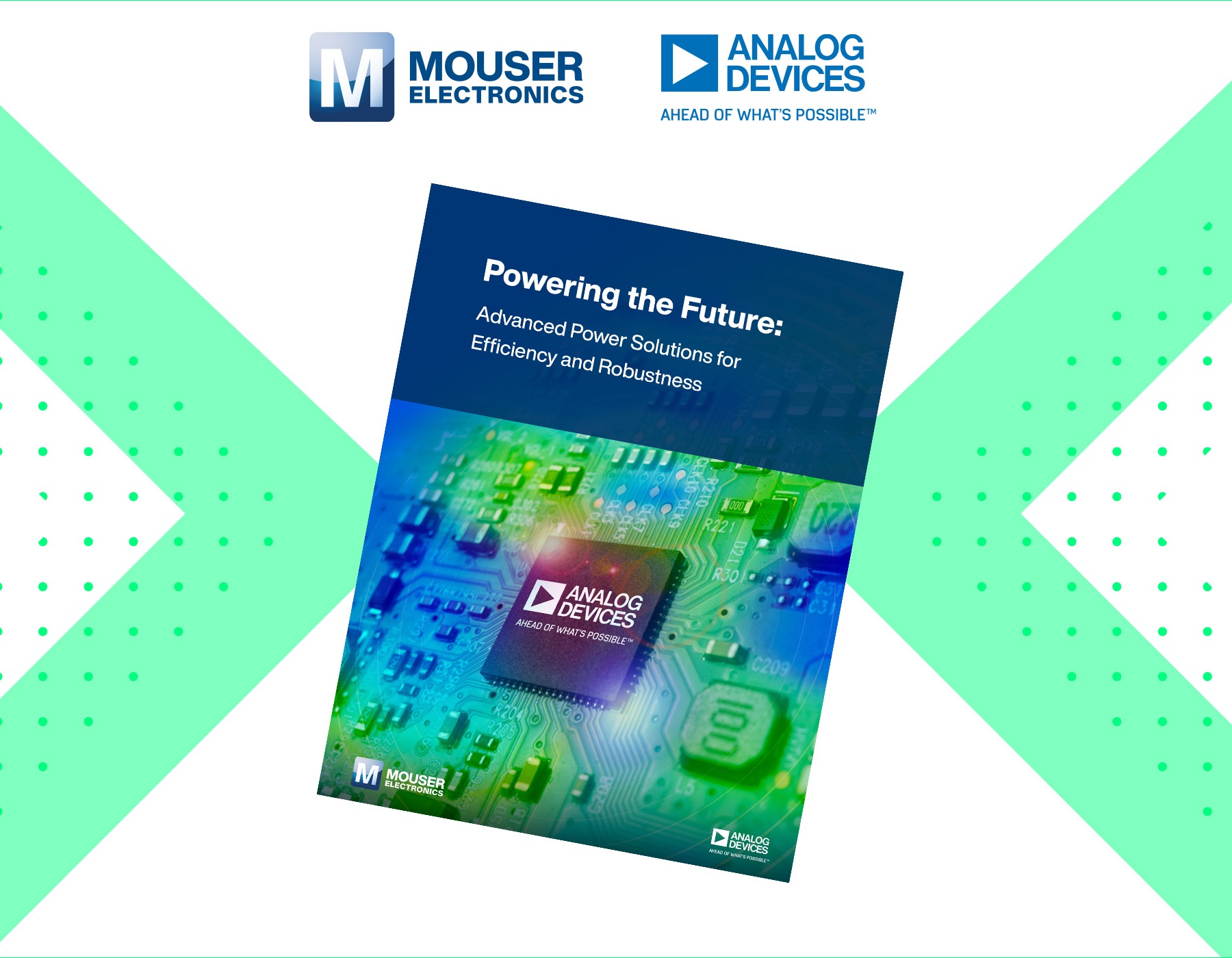 Nowy e-book Mouser i Analog Devices zgłębia tematykę wydajności energetycznej i wytrzymałości w projektowaniu elektroniki