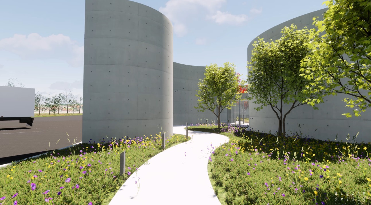 Wizualizacja projektu z dofinansowaniem NCBiR