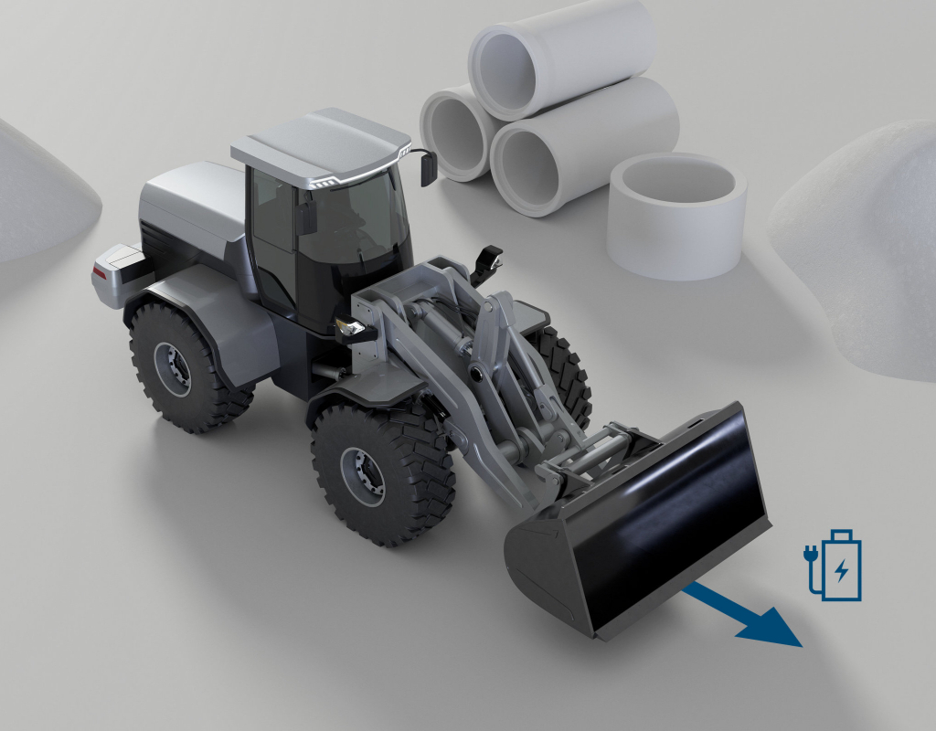 Elektryfikacja ładowarki kołowej