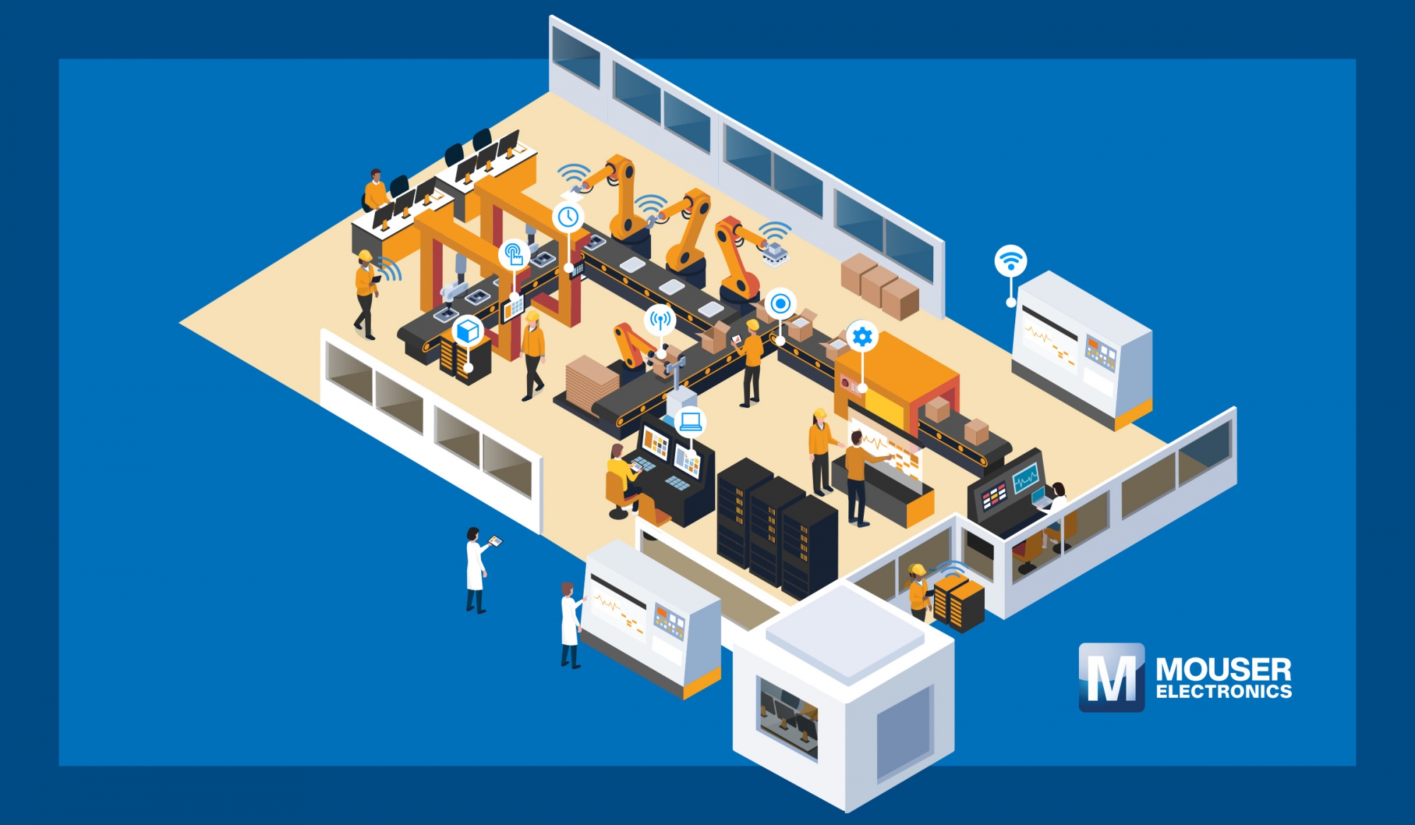 Mouser Electronics bada rozwiązania konserwacji predykcyjnej w automatyce przemysłowej