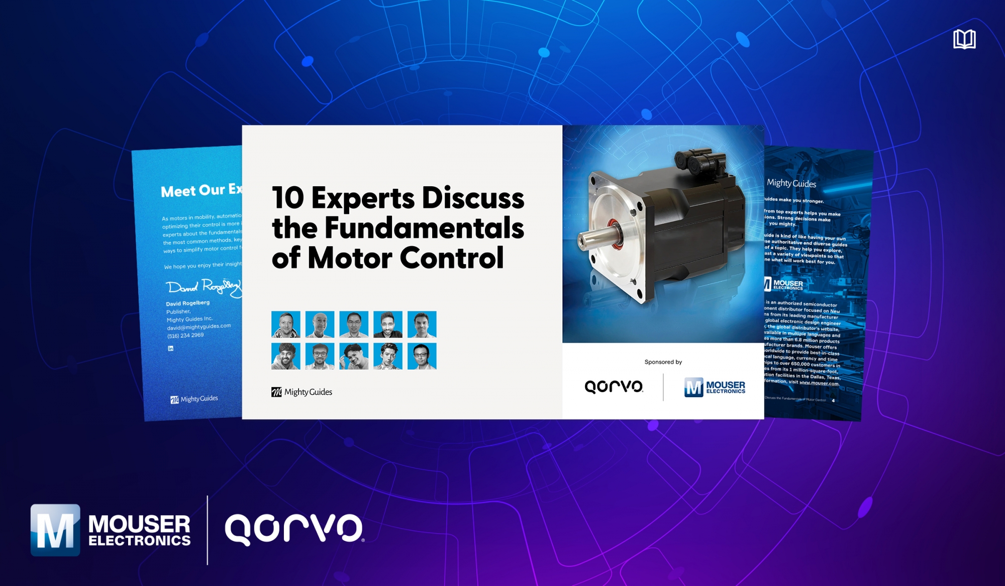Podstawowe wyzwania i rozwiązania w zakresie projektowania sterowania silnikami firmy Qorvo w nowym ebooku Mouser Electronics