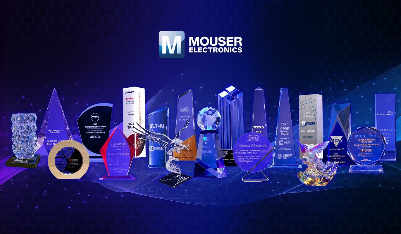 Mouser Electronics, Inc., wiodący dystrybutor nowych produktów (NPI) z najszerszym asortymentem półprzewodników i komponentów elektronicznych™